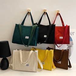 Corduroy 2024 new style small square bag